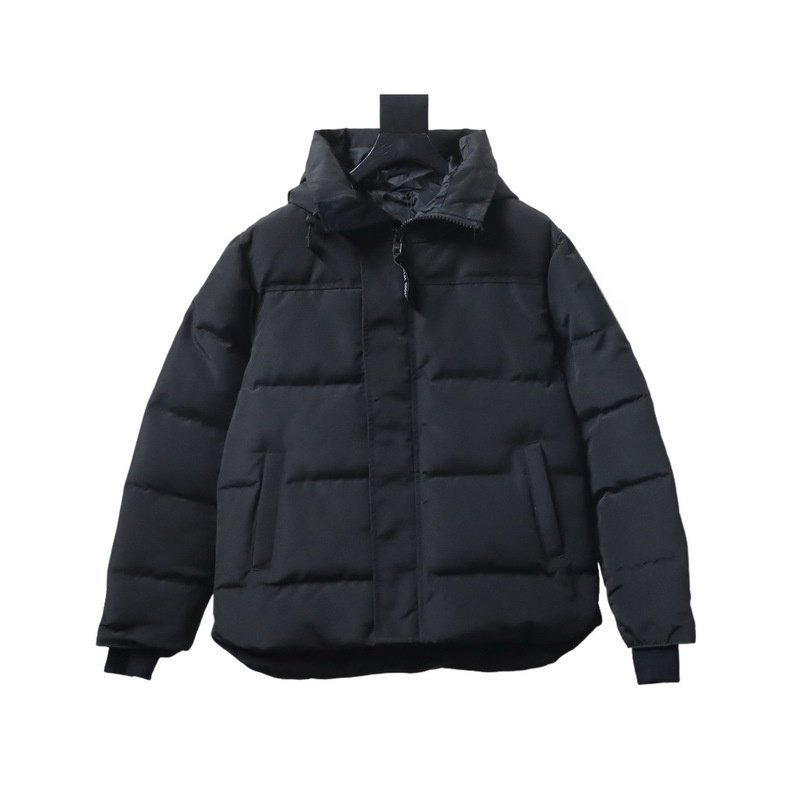 Factory Warm Quilted Down Jacket Adjustable Drawstring Hood Zipper Closure Windproof Winter Outerwear