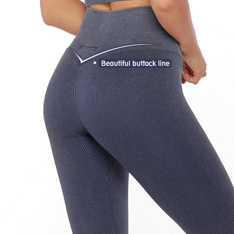 Low MOQ OEM ODM Activewear Fitness Workout Push up High Waist Gym Pants Yoga Leggings for Women