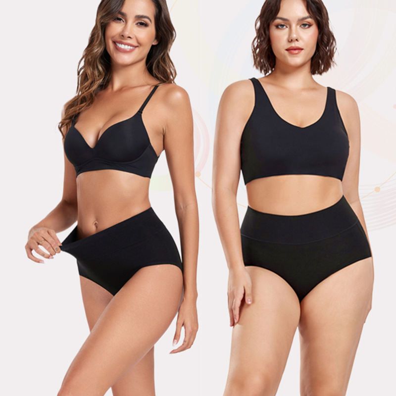 Underwear for Women's Cotton Underwear High Waisted Full Coverage Ladies Panties Dropshipping