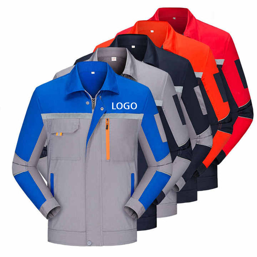 Wholesale High Quality Working Clothes Durable Uniform Work Set Custom Design Short/Long Sleeve Work Jacket for Men - LOW MOQ