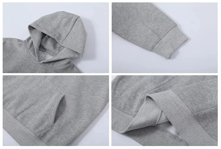 Heavyweight Cotton Pullover Sweatshirt Detail 6