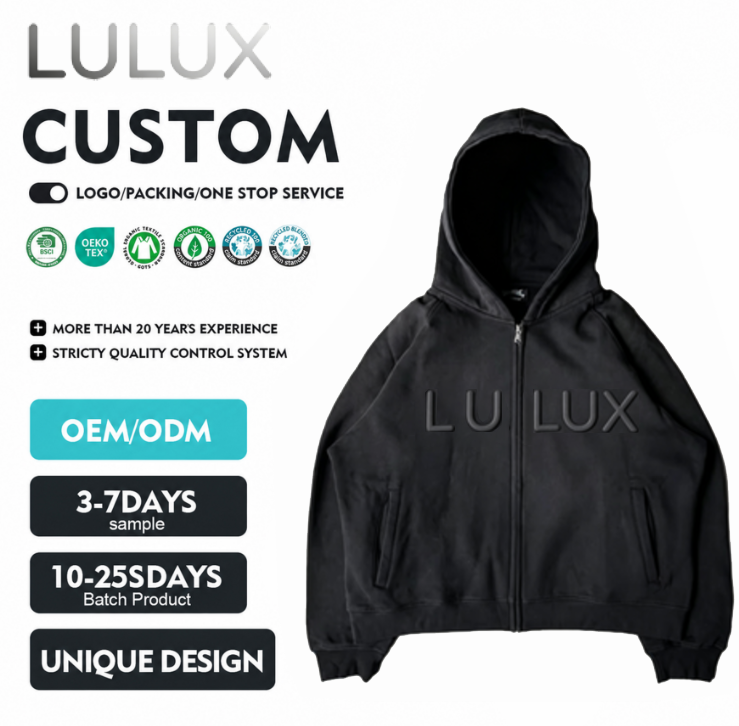 Customized OEM 100% Cotton Ripped And Front-back Printed Hoodie With New Design Stonewashed Finish Rhinestone Men's Sweatshirt