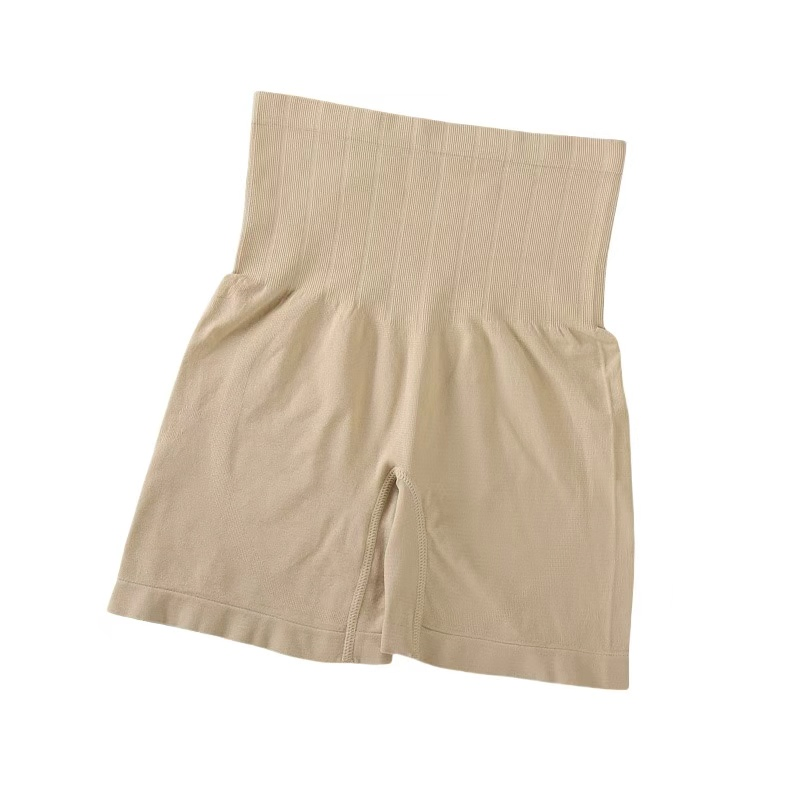 4812# High-Waist Sports Flat-Leg Pants Ladies' Underwear Seamless Panties Brief Thin Shapewear