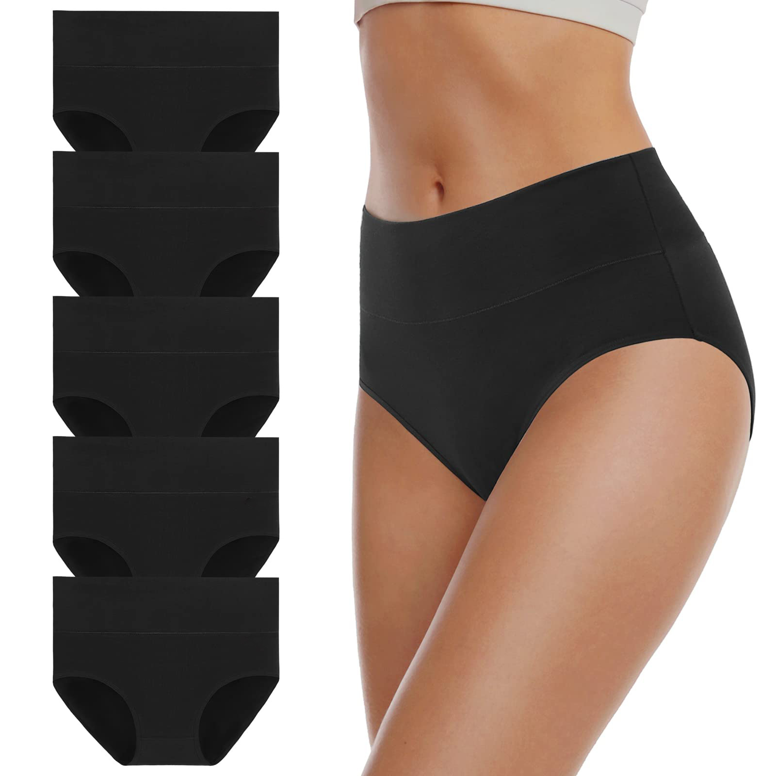 Underwear for Women's Cotton Underwear High Waisted Full Coverage Ladies Panties Dropshipping