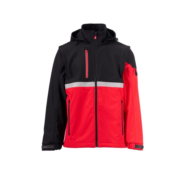Hot Selling Detachable Sleeve Soft Shell Jacket Casual Workwear Long Sleeved Jacket Vest 2-In-1