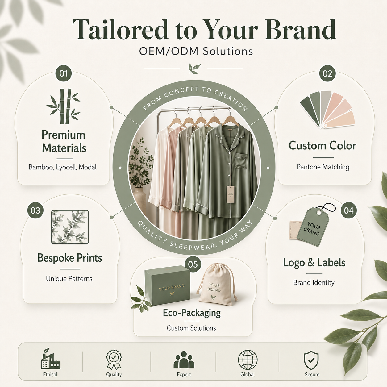 Lounge Sets Women Clothing Soft-touch Bamboo Two-Piece Custom Logo Elastic Waist V-neck Pajamas Ladies Nightwear Set Breathable