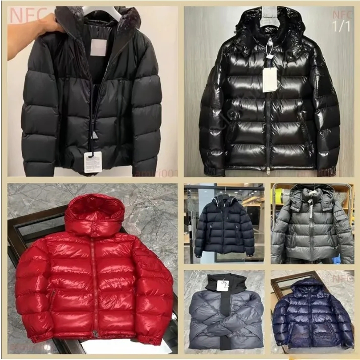 Wholesale Unisex Hooded Down Parka, Letter Embroidery Warm Puffer Outerwear Multi Colors