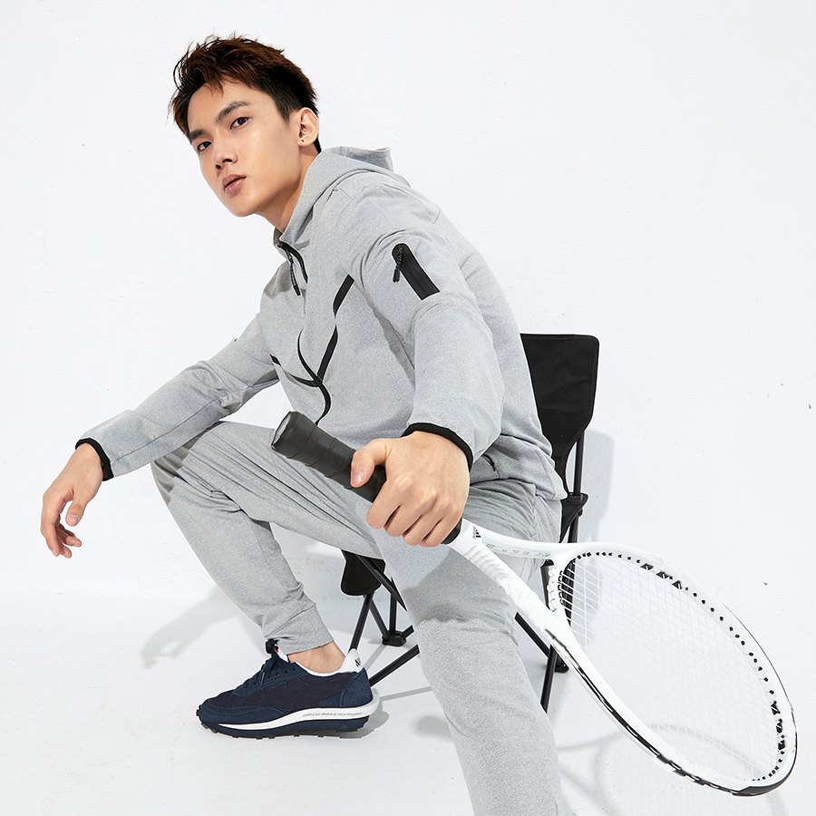 Dropshipping Tracksuit for Men Gymwear Hoodie Sets Unisex Good Quality Activewear Tracksuits Fitness Wear Sportswear