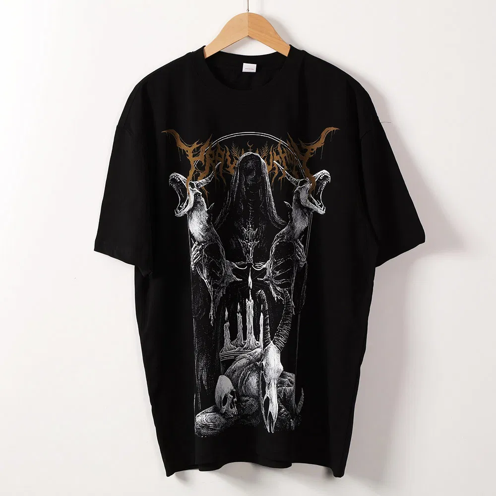 Heavyweight 260GSM Combed Cotton T-Shirt, Thick Oversized Streetwear Tee, High Quality Ready to Ship