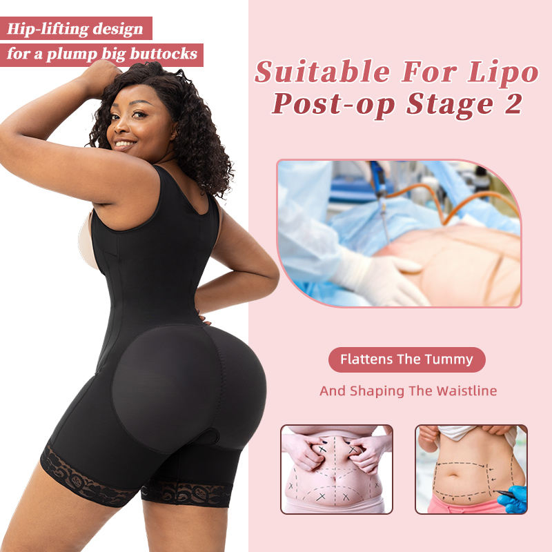 Stage 3 2 Liposuction Tummy Tucker Shapers Belly Postpartum Bbl Body Women Butt Lifter Columbians Fajas Shapewear Post Surgery