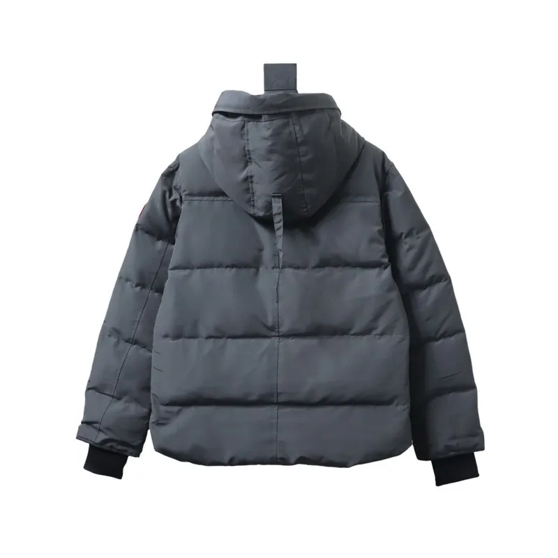 Factory Warm Quilted Down Jacket Adjustable Drawstring Hood Zipper Closure Windproof Winter Outerwear