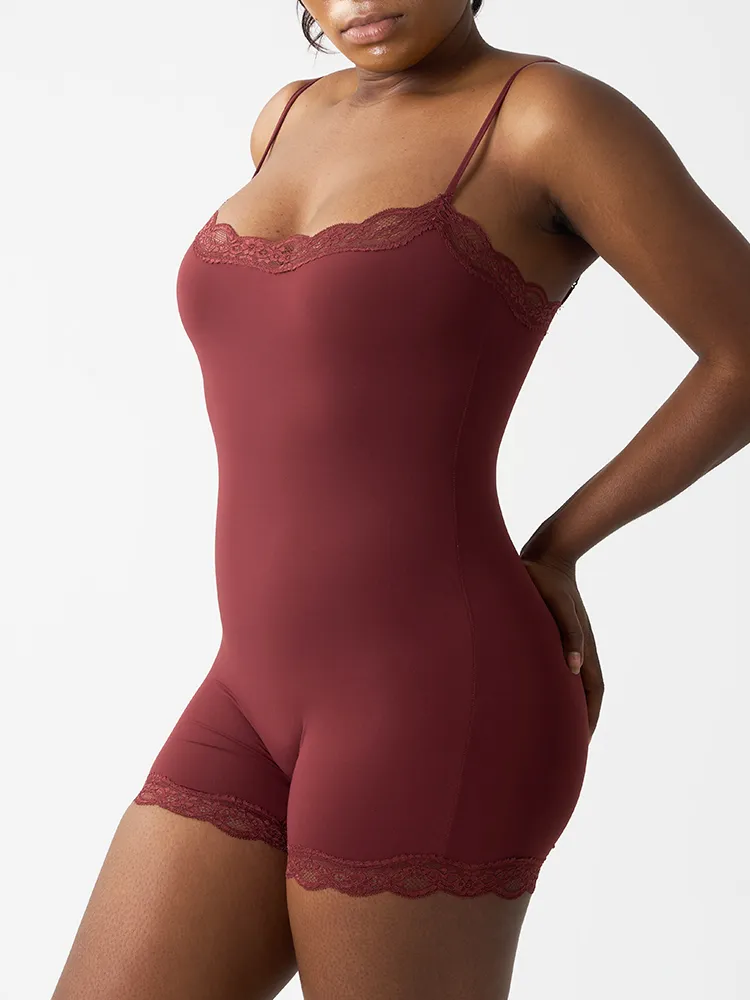 Lace Bodysuit Shapewear Soft Material View