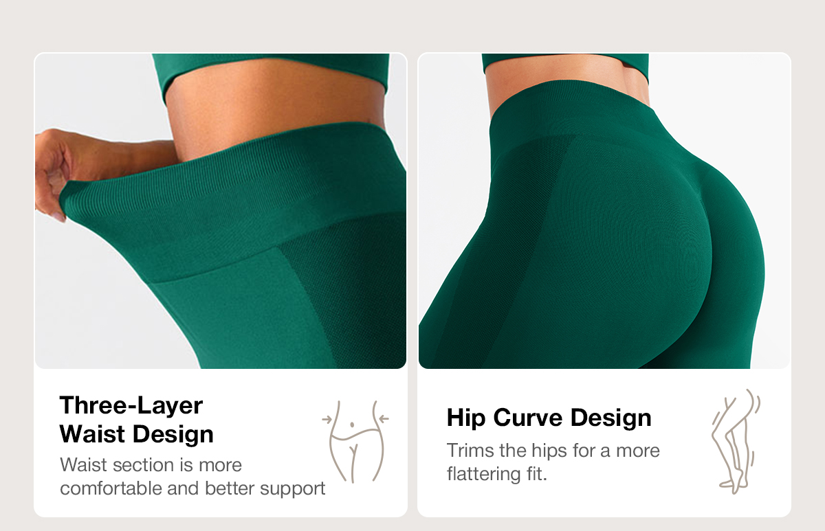 Vractive Wholesale Peach Lift Leggings Solid Elastic Waist High Waist Pants Tummy Control Soft Sweat-Wicking Seamless Gym Wear