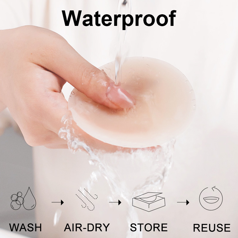 Factory Wholesale Customizable Reusable Silicone Nipple Covers Waterproof Matte Finish Breast Petals Sexy Style Intimates