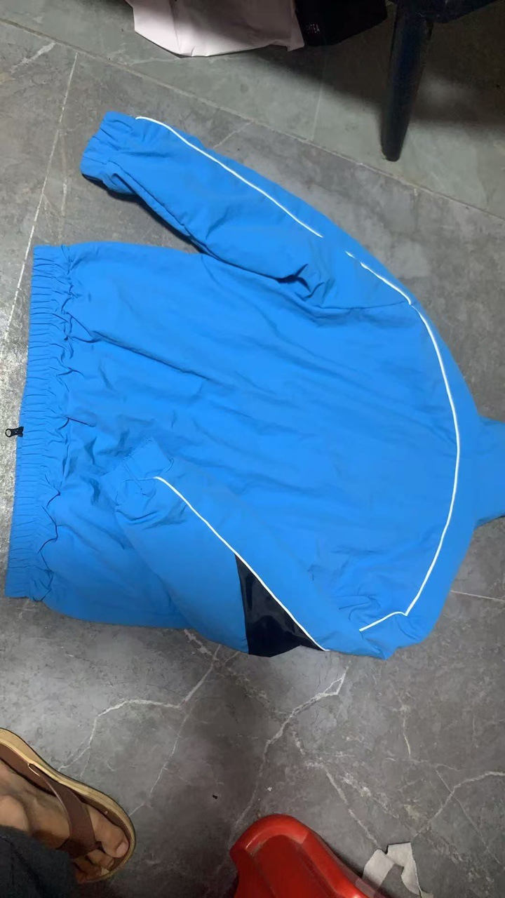High Quality Sportswear Breathable Casual Sports Suit for Spring Knitted Weaved with Embroidered Style Outerwear Set