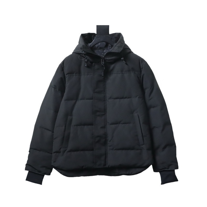 Factory Warm Quilted Down Jacket Adjustable Drawstring Hood Zipper Closure Windproof Winter Outerwear