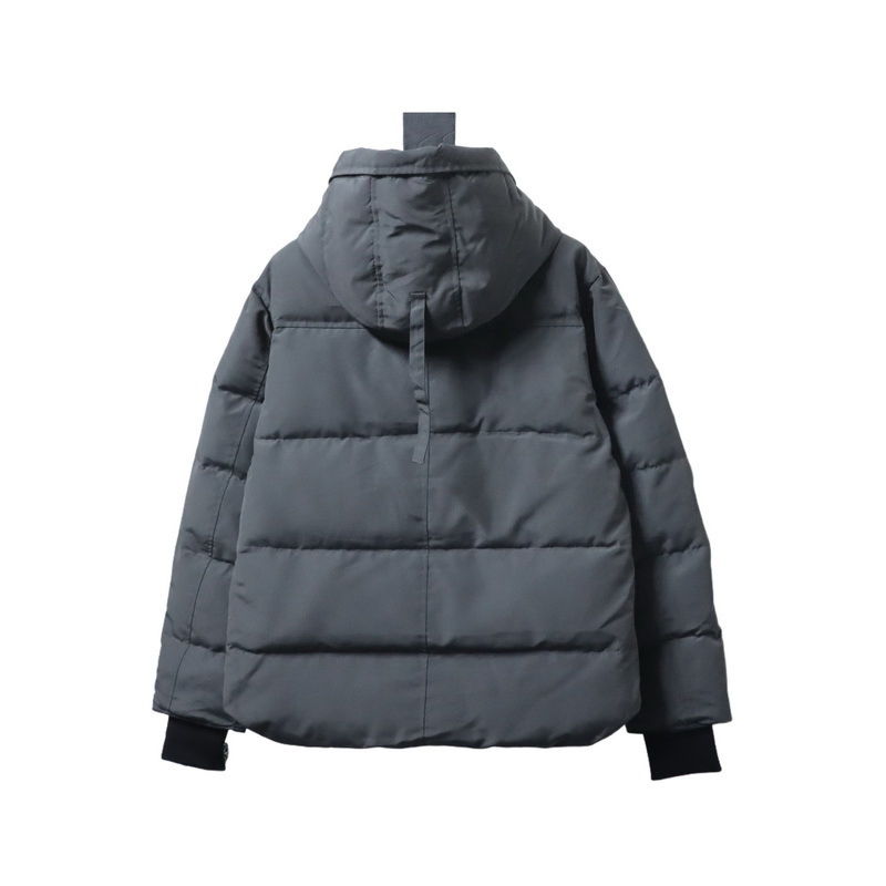 Factory Warm Quilted Down Jacket Adjustable Drawstring Hood Zipper Closure Windproof Winter Outerwear