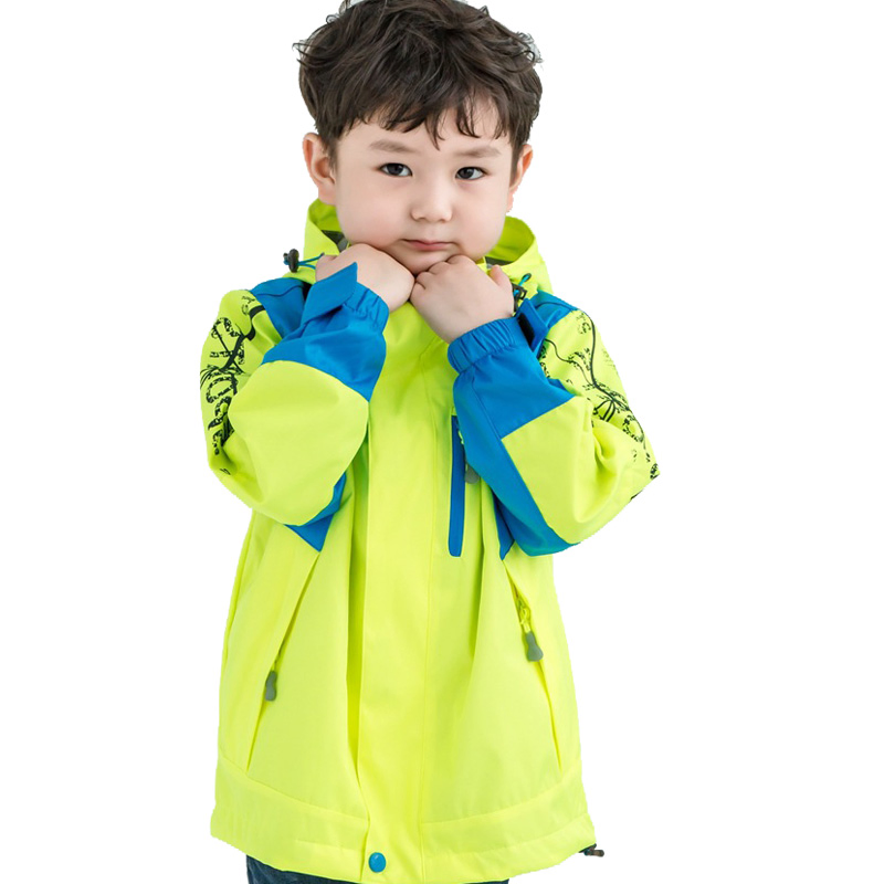 Girl Winter Down Windproof Puff Hoodie Outerwear