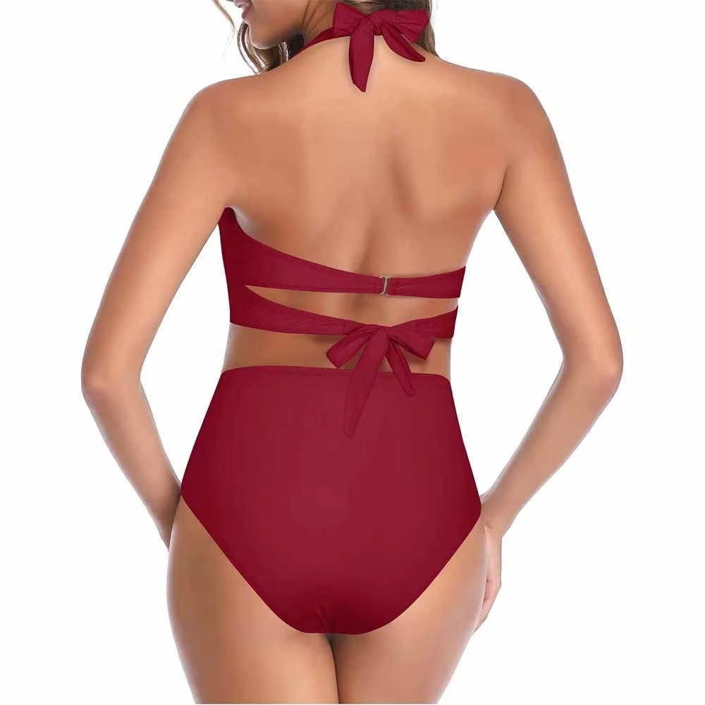 Latest Style Women 2025 Bikini Sets Customized Colors 100% Polyester Regular Fit Quick Dry Eco-Friendly Beach Swimwear