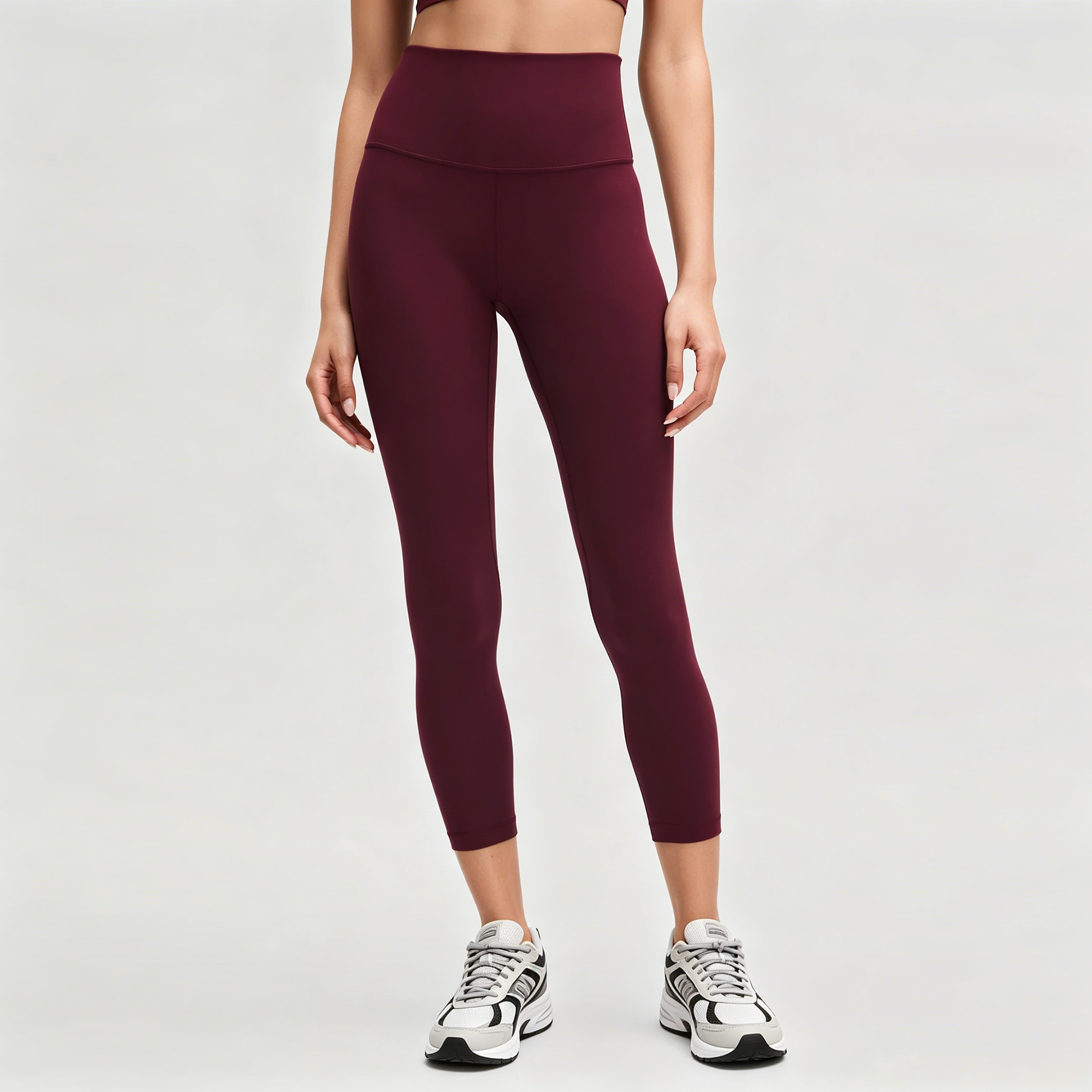 Customized Logo Workout Yoga Pants Organic Bamboo Cotton Stretch Gym Leggings for Women Workout Tights