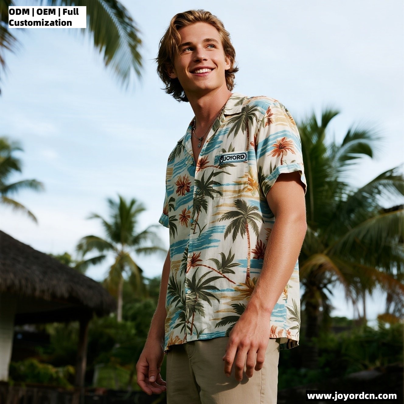 Full Custom Resort Hawaiian Shirt Sets Men Funny Vacation Tropical Beach Shirts Short Sleeve Button Down Summer Clothes