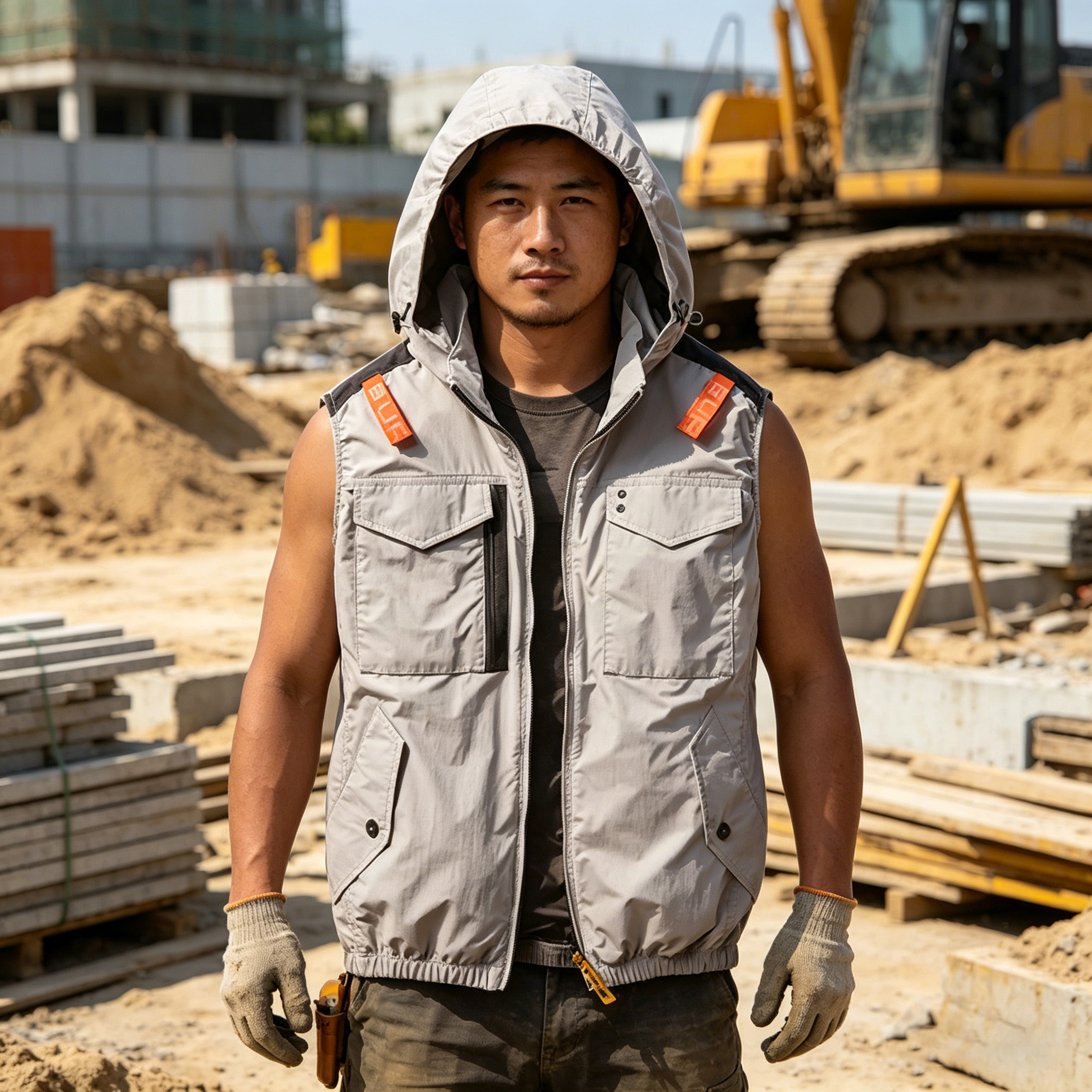 Japanese-style Customize Air-conditioned Clothing Labor protection Tools Outdoor Multiple Pockets 30V Nidec Motor Fan Vest