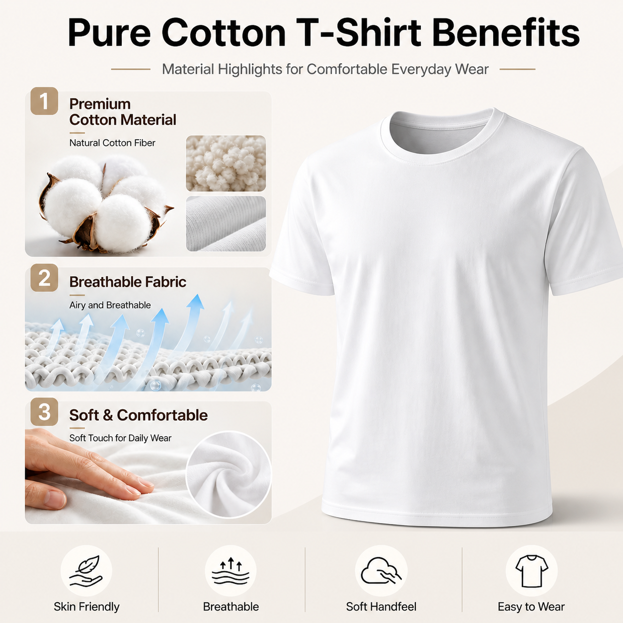 Small MOQ Everyday Wear Tee Shirts Flower Printed Unisex Casual Tee Cotton Lightweight Men Casual T-shirt for Street Wear
