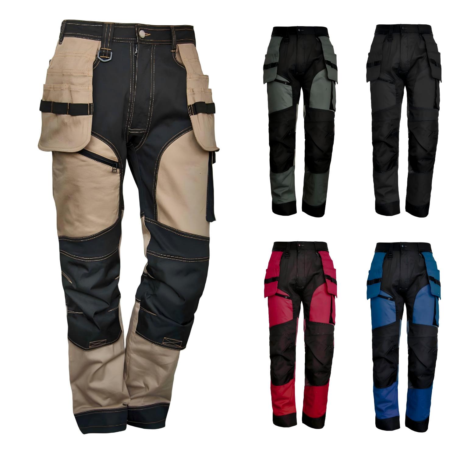 Cordura Pants Cargo Trousers Multi-Pockets Work Trousers Men's Trousers Workwear Pants Men Double Knee Work Pants