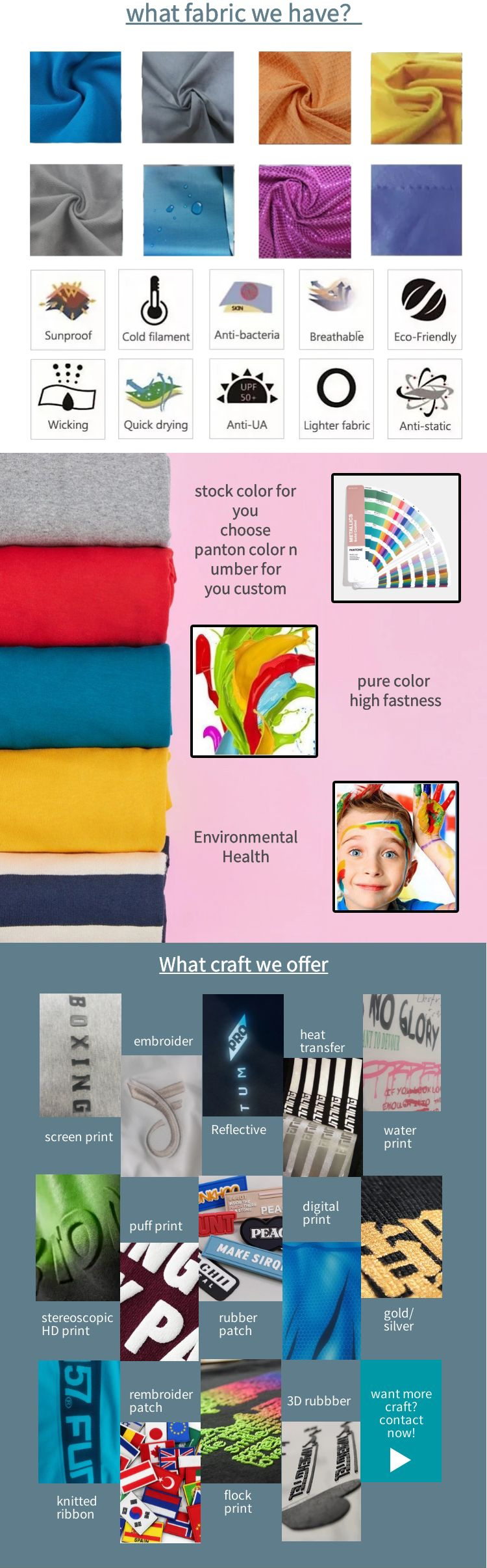 Athletic wear style options