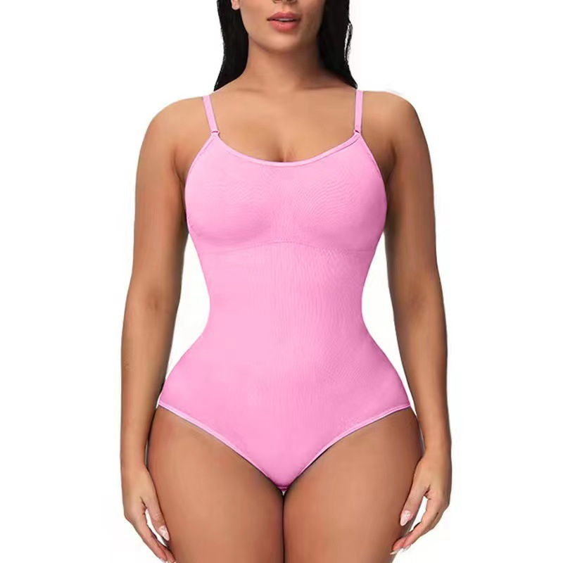 Seamless Postpartum Shapewear Nylon Spandex Highly Stretchy Waist Cinching Lifted Hip Contour