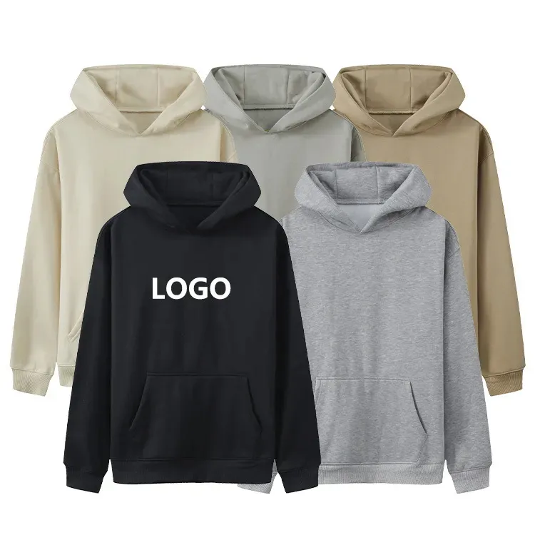 Heavyweight Cotton Pullover Sweatshirt Detail 5
