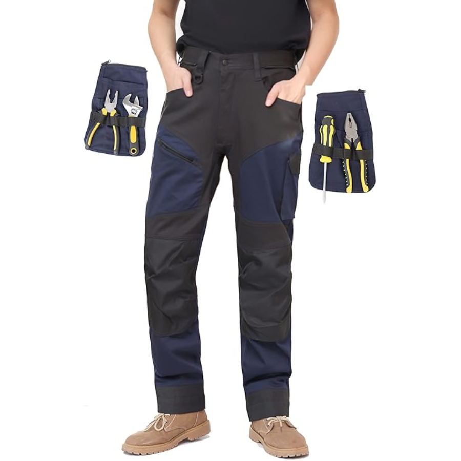 Cordura Pants Cargo Trousers Multi-Pockets Work Trousers Men's Trousers Workwear Pants Men Double Knee Work Pants