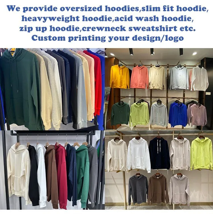 Heavyweight Cotton Pullover Sweatshirt Colors