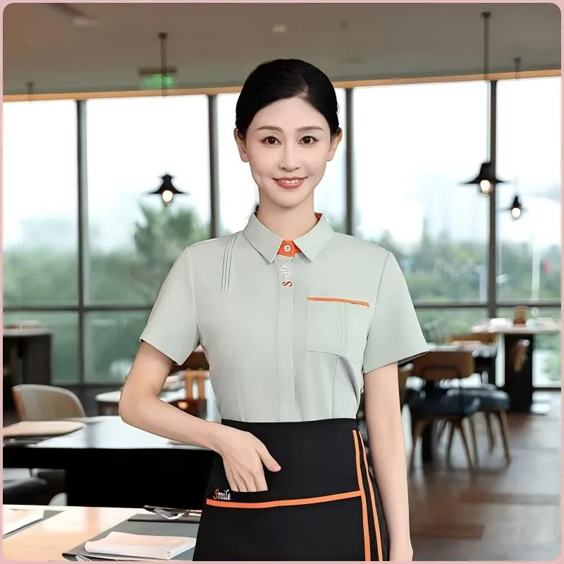 Restaurant Server Short Sleeve Uniform Shirt