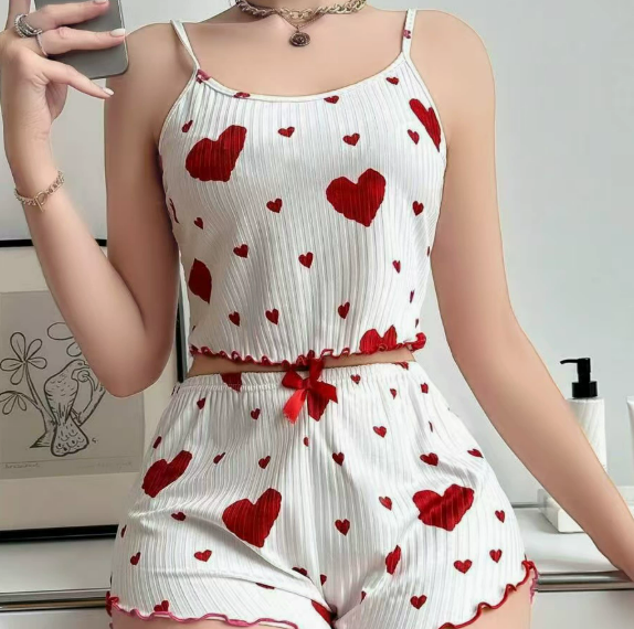 Better Quality Women Sexy 2pcs Sheer Temptation Lace Satin Shorts Erotic Soft Mature Pajamas