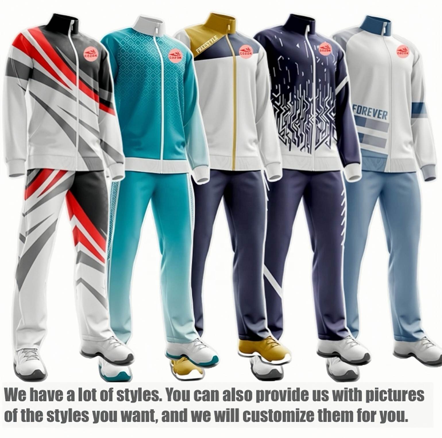 Tracksuit for Sport Women Men Activewear Man Blue White Streetwear Workout Gym Running Jogging Soft Shell Suit Jacket