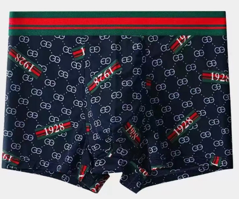 Custom Logo/Design Men's Mid-Rise Breathable Knitted Boxer Briefs Underwear OEM/ODM Service