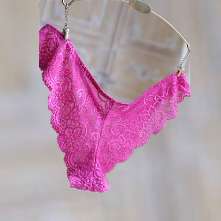 2024 Assorted Color Transparent Design Temptation Perspective Pants Women Lace Underwear Random Mix Women Underwear