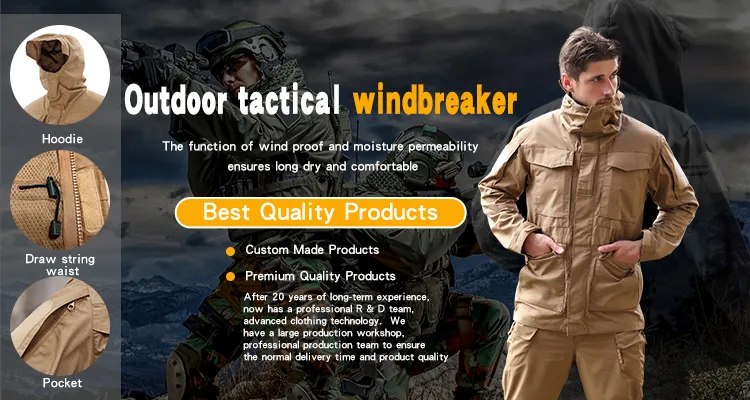 Workwear Style Long Tactical M65 Outerwear