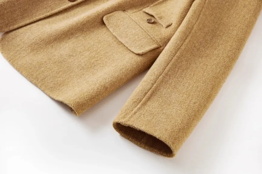 Women's French-Style Premium Wool-Blend Coat - Winter New Arrival Double-Faced Woolen Outerwear