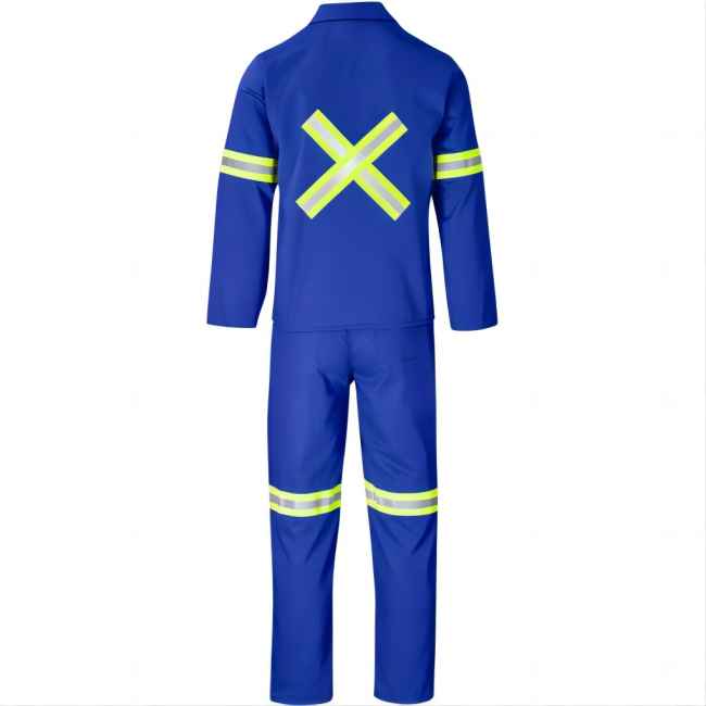 Safety workwear uniform cargo two piece for men - Material Display