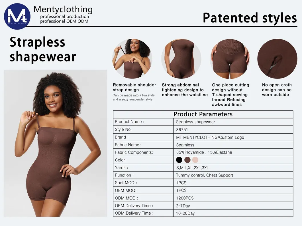 Body Sculpting Shapewear Bodysuit for Women with Adjustable Features