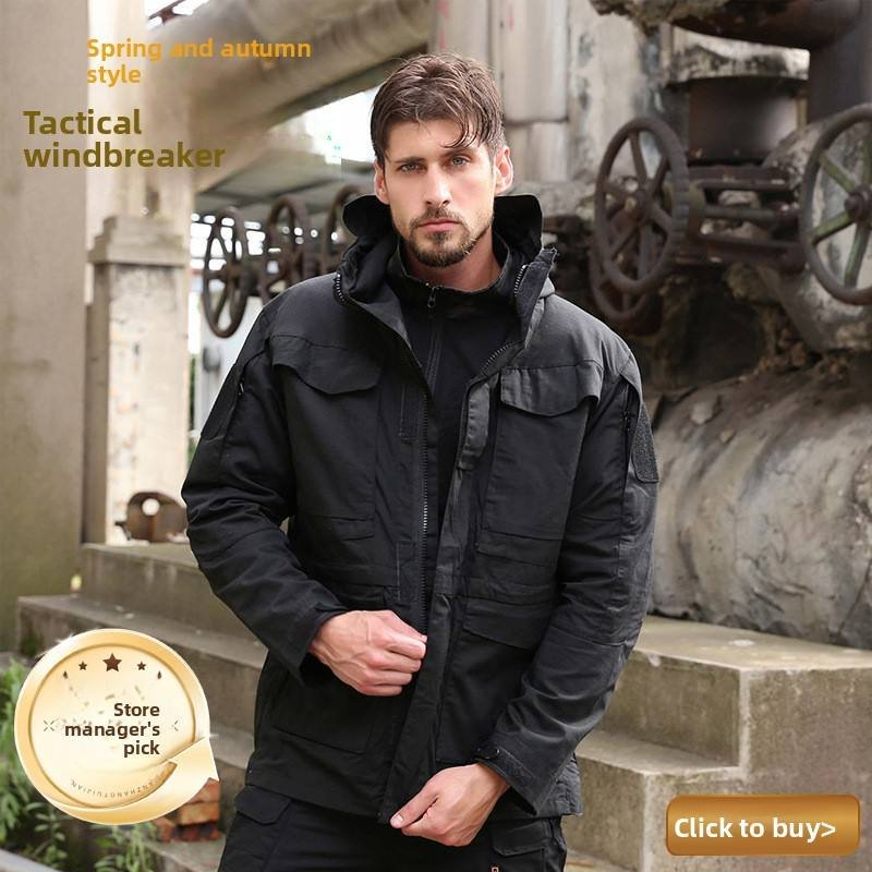 Workwear Style Long Tactical M65 Outerwear
