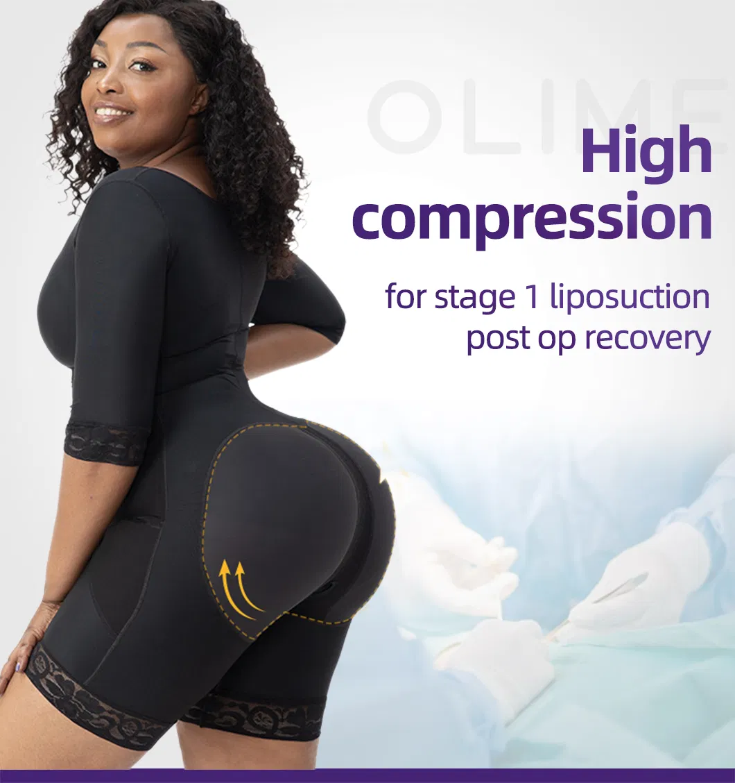 Post Surgery Open Crotch Waist Trainer Slimming Corset