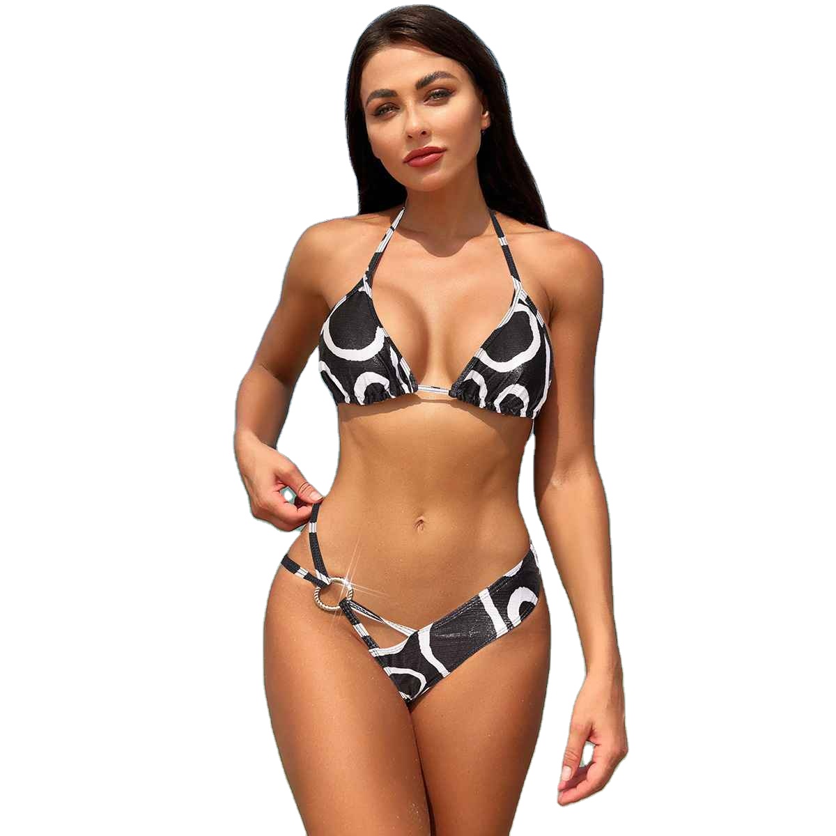 Underwire Support Enhanced Lift Swimsuit Full Coverage Bottom Comfortable All Day Wear Sublimation Print Swimming Beach Bikini