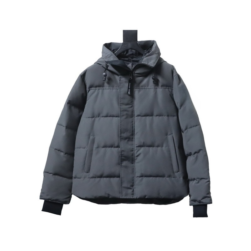 Factory Warm Quilted Down Jacket Adjustable Drawstring Hood Zipper Closure Windproof Winter Outerwear