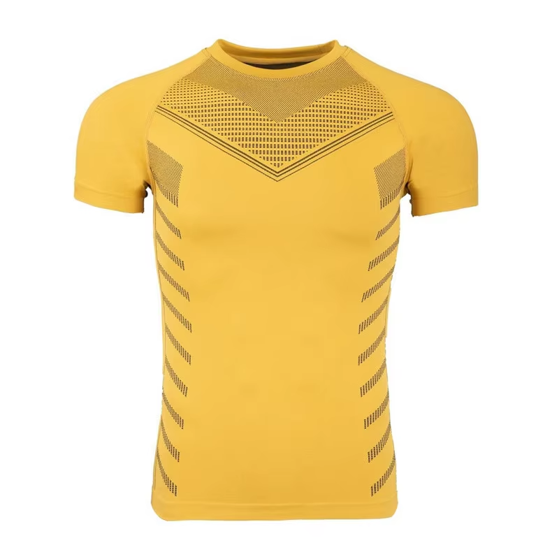 2025 Hot Sale Summer Men's Breathable Rash Guard Casual Fitness Clothes High Elastic Short Sleeve Sportswear Compression Shirts
