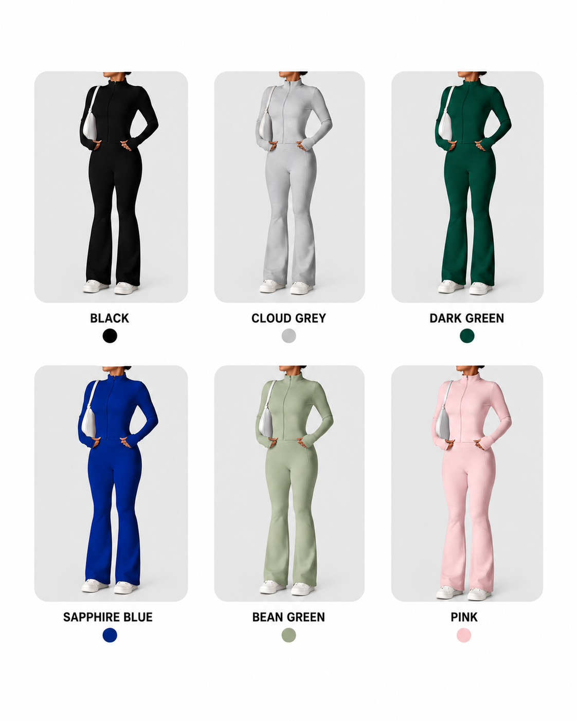 Women 2 Piece Yoga Set Fitting Guide