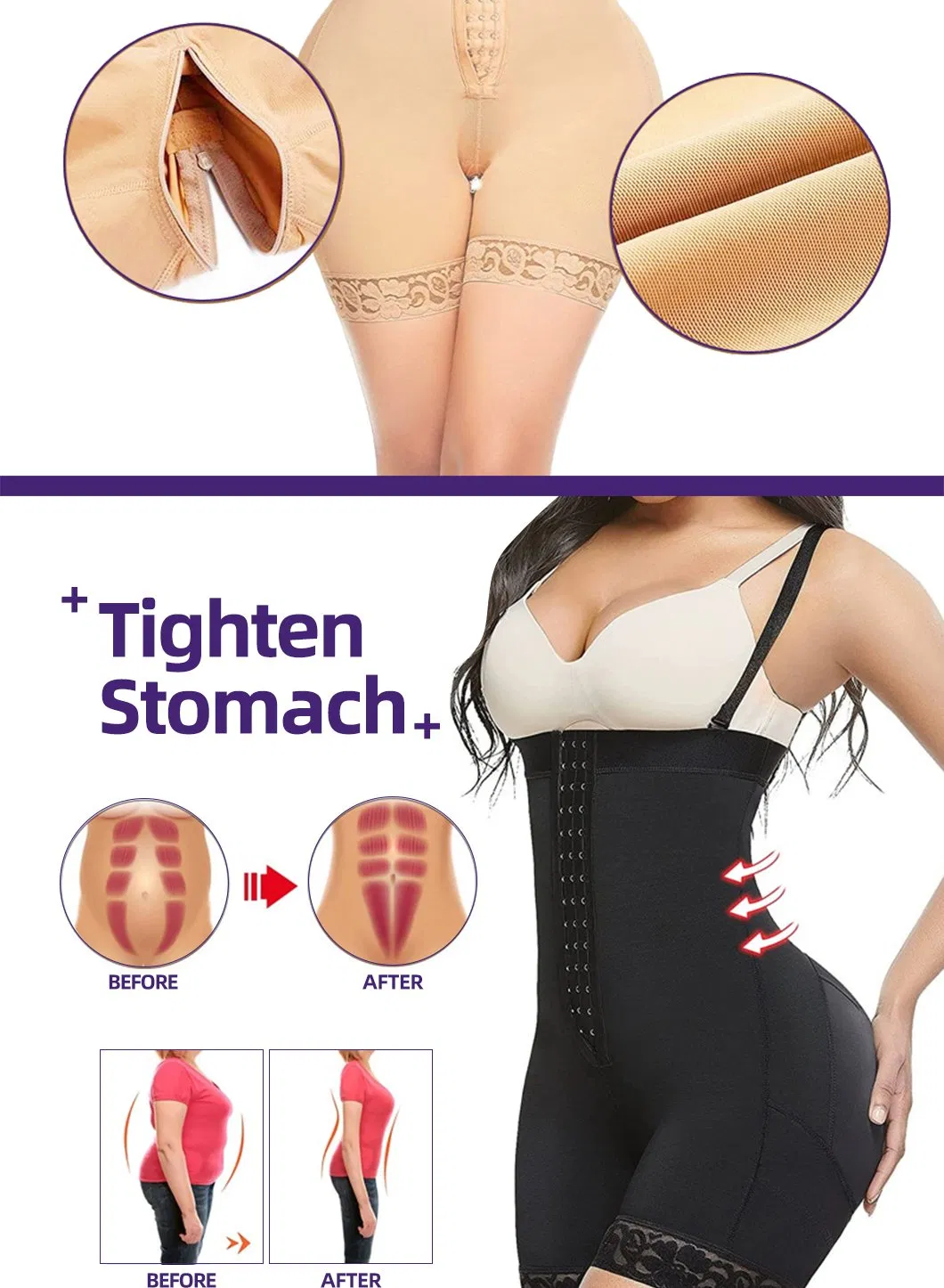 Women Shapewear Post Surgery Corset Tops High Compression Bodysuit Shaper Waist Trainer Girdles PARA Mujer Por Mayor Fajas Colombianas Lingerie Shapewear