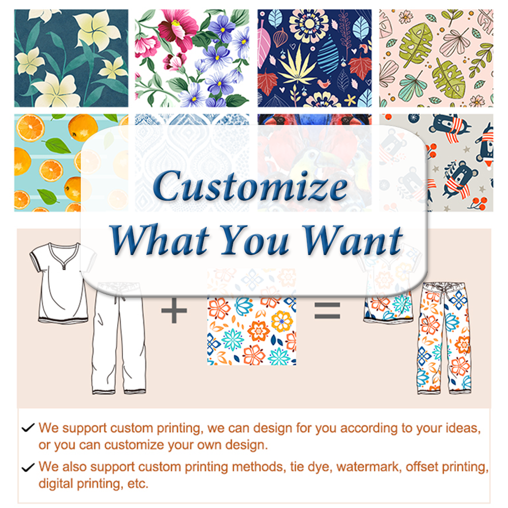 Custom Long Sleeve PJ Cotton Pyjamas Bow Print Sleepwear Causal Modal Bamboo Pajamas Loungewear Women Sets